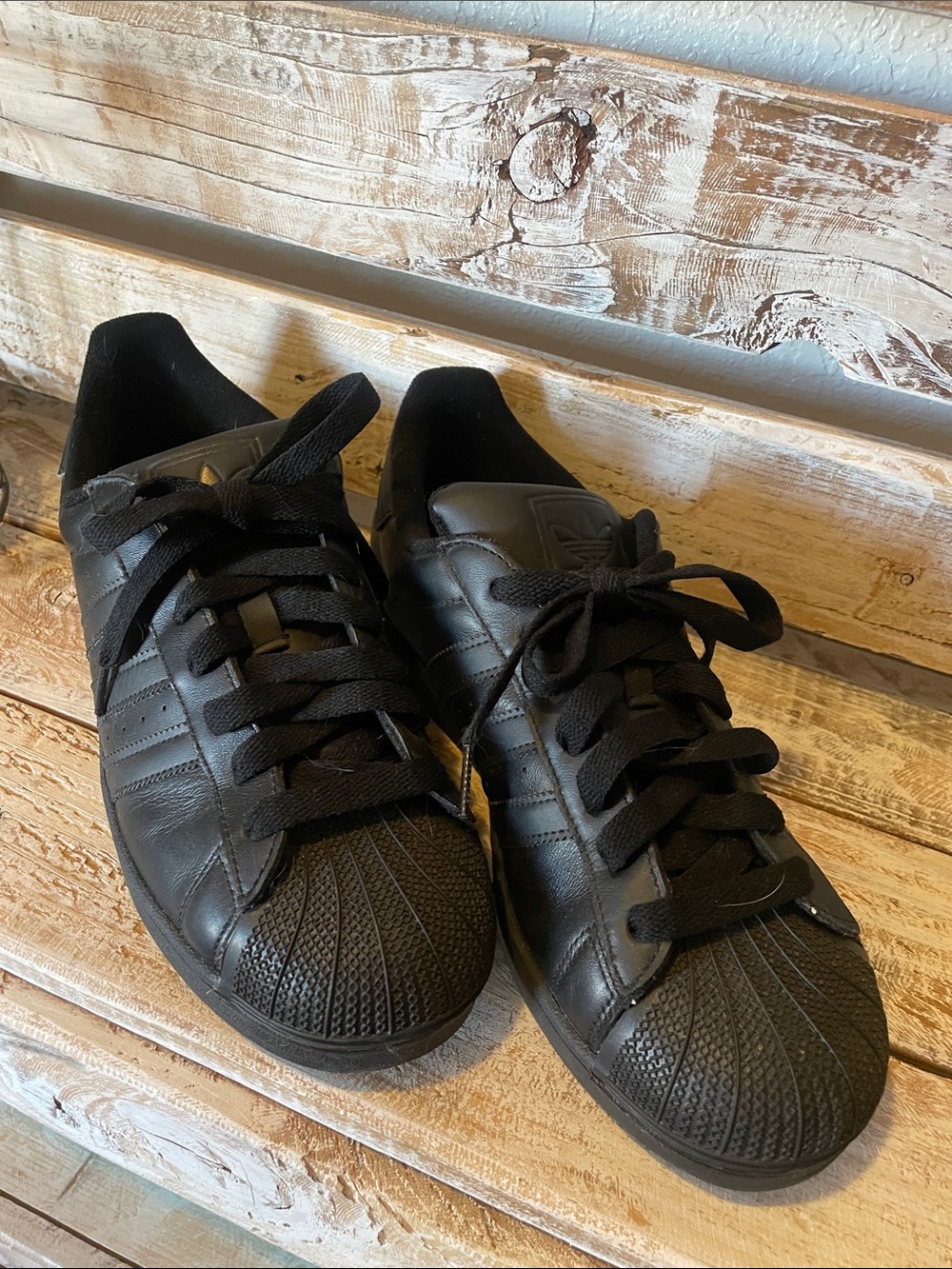 Adidas Superstar II Sneakers in Core Black